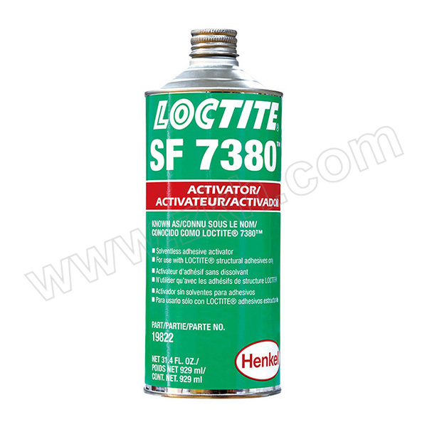 LOCTITE/乐泰 丙烯酸胶用活化剂 7380 半透明 930mL 1瓶