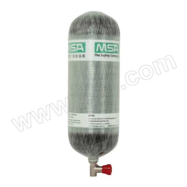 MSA/梅思安 BTIC碳纤气瓶 10121838 6.8L 不含压力表 气瓶不带气 1只