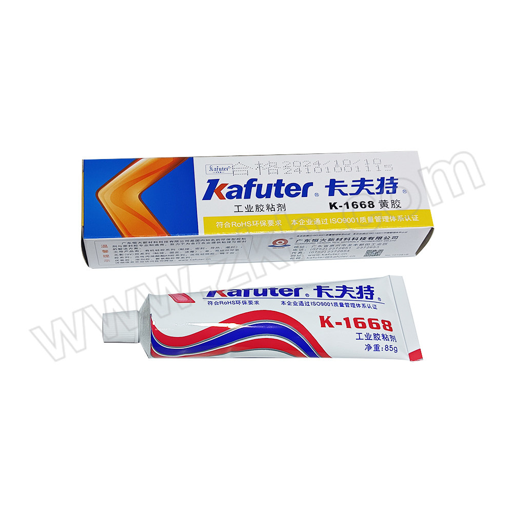 KAFUTER/卡夫特 溶剂型胶水 K-1668 黄色 85g 1支