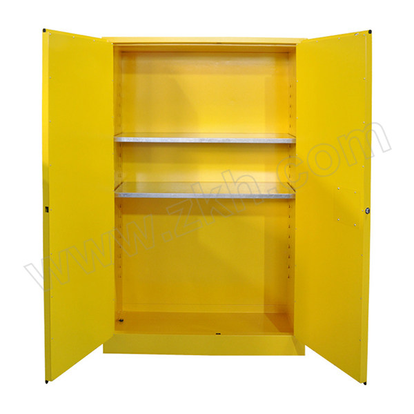 ZOYET/众御 易燃液体安全柜 ZYC0060 60gal/227L 高1650mm 宽860mm 深860mm 双门 手动 黄色 1台
