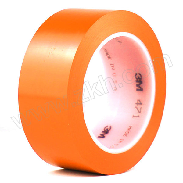 3M PVC标识警示胶带 471 橙色 50mm×33m 1卷