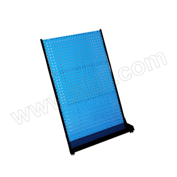 AIWIN 单面固定物料整理架 DHR321 960W×380D×1450H 2方孔 1百叶 挂板Ral5012 边框黑色 1个