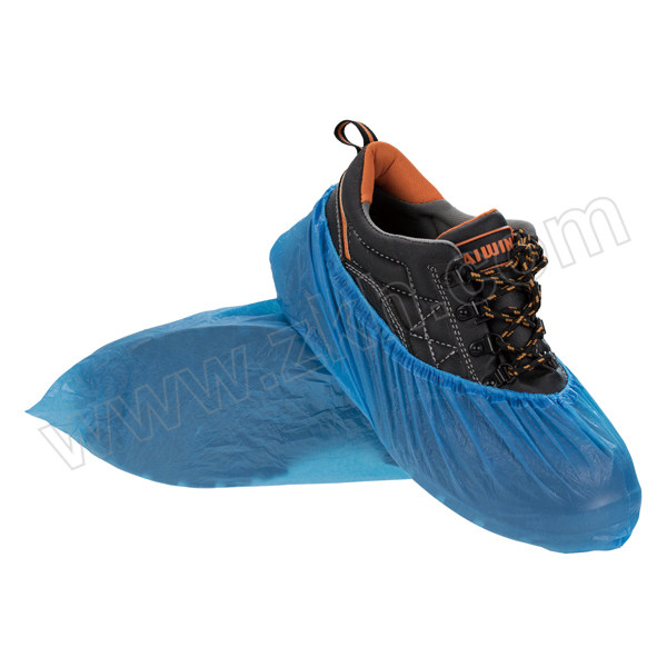 AIWIN 2.5克CPE鞋套 YT0002 均码 蓝色 15×36cm 100只 1袋