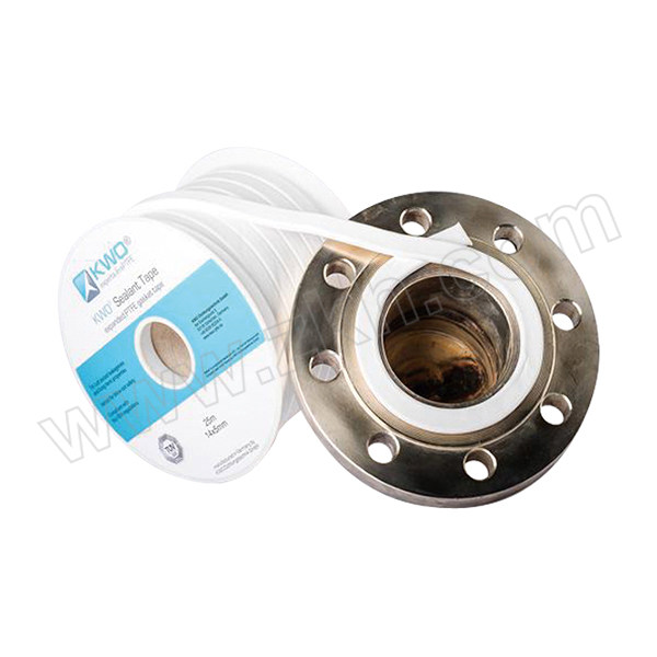KWO/科沃 KWO-U-F膨体四氟接口密封带 JF201240-10 白色   厚度4mm 宽度12mm 长度10m 1卷