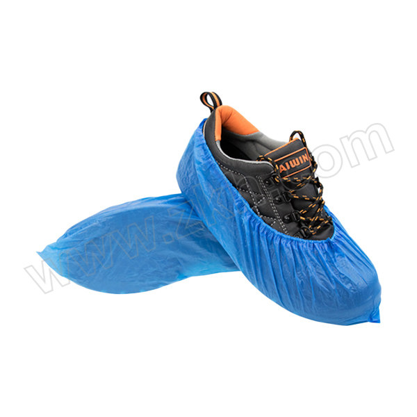ZKH/震坤行 CPE鞋套 YT0005 均码 蓝色 3.5g 100只 1袋