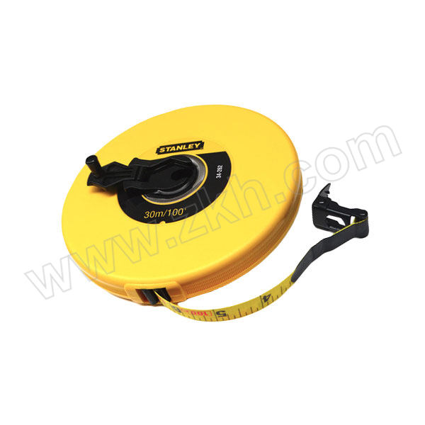 STANLEY/史丹利 密闭式玻璃纤维公英制卷尺 STHT34262-8-23 30M/100'×13mm 1把