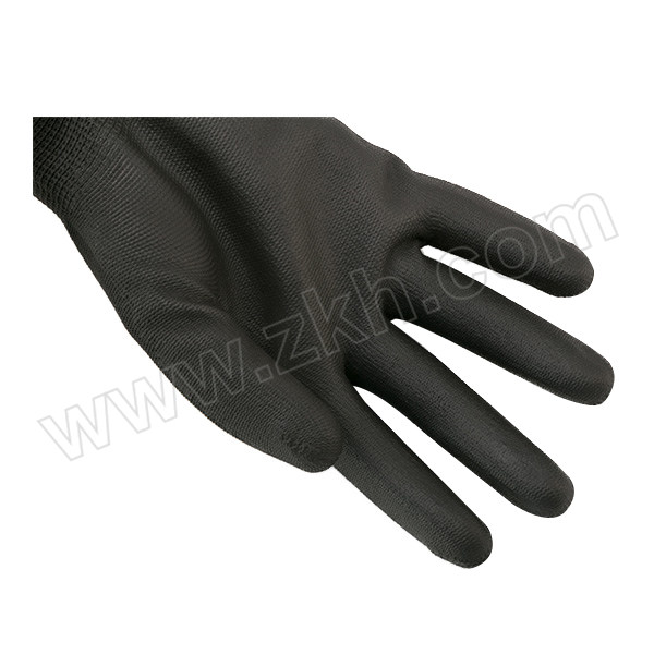 HONEYWELL/霍尼韦尔 经济型PU涂层涤纶工作手套 WE210G2CN 8码 黑色 1副