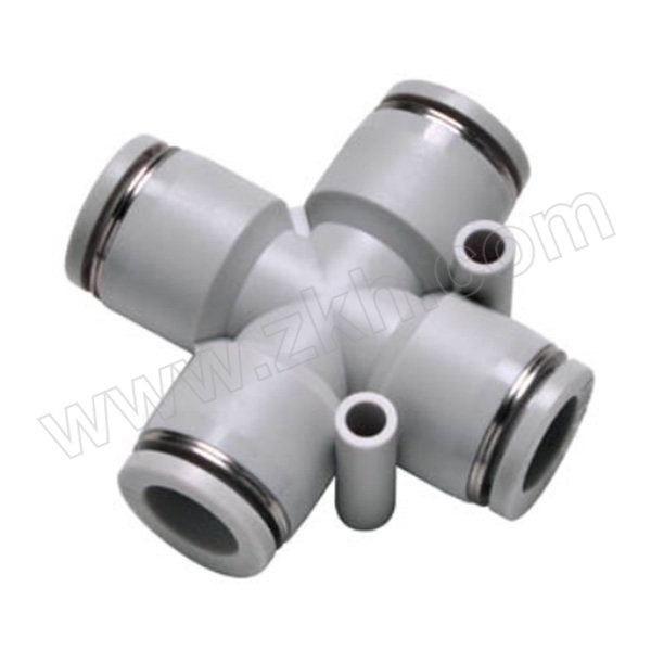 AIRTAC/亚德客 APZA系列十字接头 X-APZA8 4通 塑料接头 快插8mm-快插8mm-快插8mm-快插8mm 1个