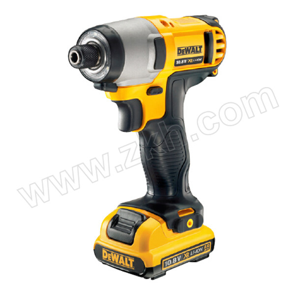 DEWALT/得伟 10.8V 锂电冲击螺丝批 DCF815DK2 2x2.0Ah电池套装10.8V 1台