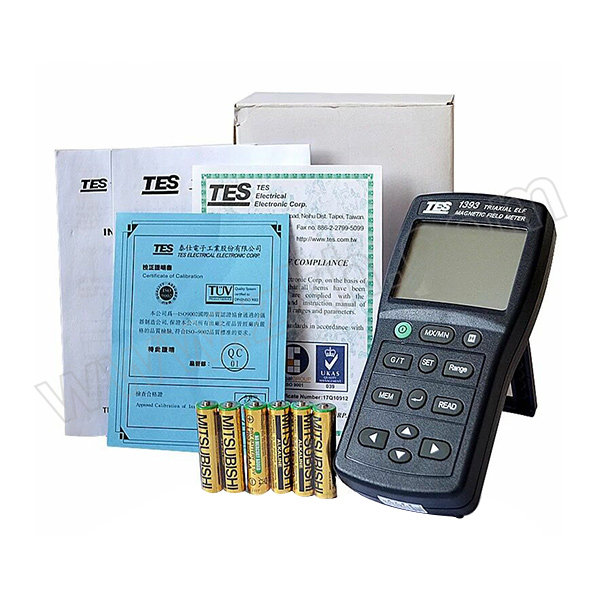 TES/泰仕 三轴式高斯表电磁波测试器 TES-1393 1件