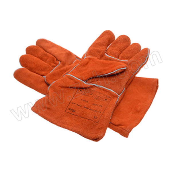 WELDAS/威特仕 锈橙色斜拇指焊接手套 10-2101 XL 34cm 1双