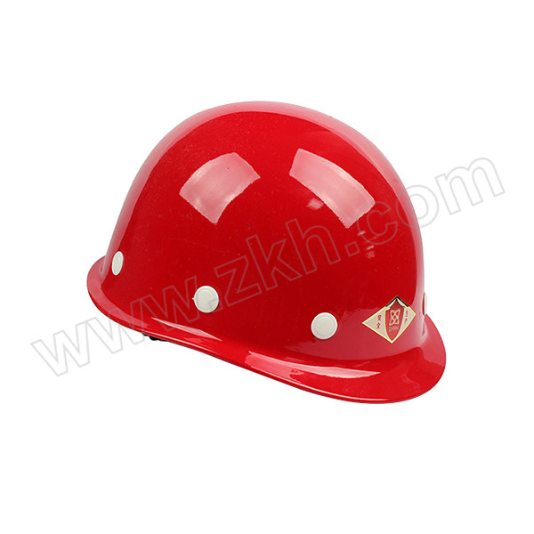 TF/唐丰 玻璃钢小沿安全帽 玻璃钢安全帽 红色 1顶