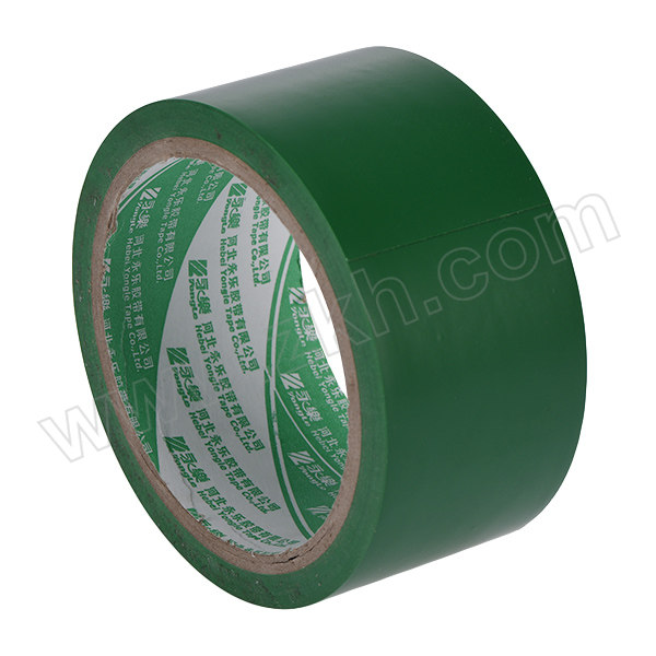 YONGLE/永乐 PVC标识警示胶带 JSH140-2 绿色 50mm×22m 1卷