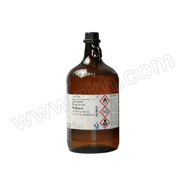 MERCK/默克 甲醇 1.06007.4008 CAS号67-56-1 HPLC 4L 1瓶