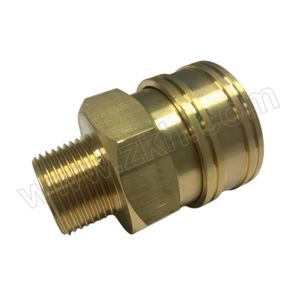 NITTO-KOHKI/日东工器 中压用TSP快速接头 6TSM BS SG 母头 外螺纹R3/4 最高使用压力3MPa 主体材质黄铜(BRASS) 密封材质丁腈橡胶(NBR) 1个