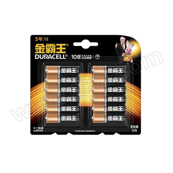 DURACELL/金霸王 5号电池 5号 12粒装 1板