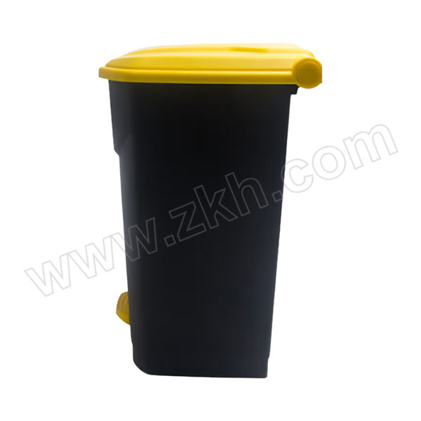 CHAOBAO/超宝 脚踏式垃圾桶 B2-010D 480×416×826mm 87L 灰色+黄色 1个