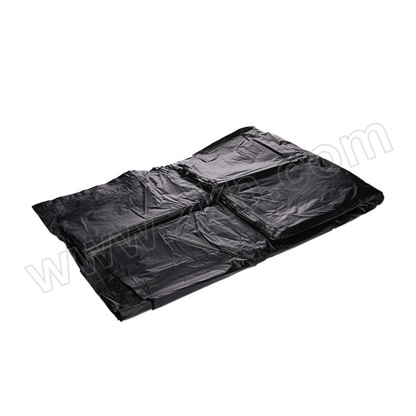 XLK/小箩筐 黑色平口垃圾袋(新料) LH90110-50只装 90×110cm 厚度2丝 50只 1包
