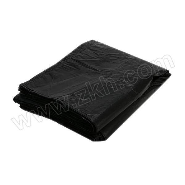 XLK/小箩筐 黑色平口垃圾袋(新料) LH100110-50只装 100×110cm 厚度2丝 50只 1包