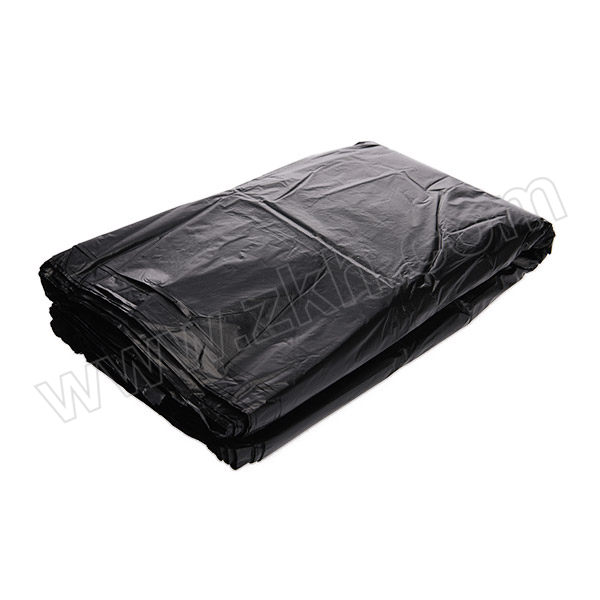 XLK/小箩筐 黑色平口垃圾袋(新料) LH100120-50只装 100×120cm 厚度2丝 1包