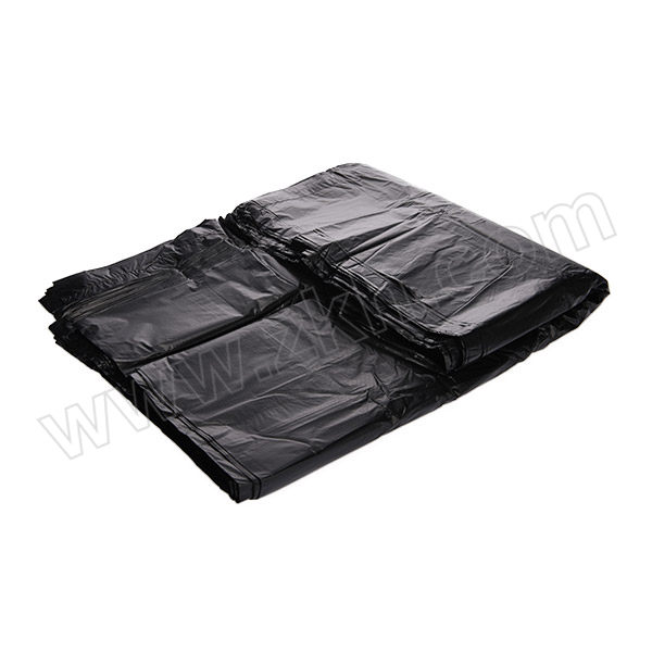 XLK/小箩筐 黑色平口垃圾袋(新料) LH100120-50只装 100×120cm 厚度2丝 1包