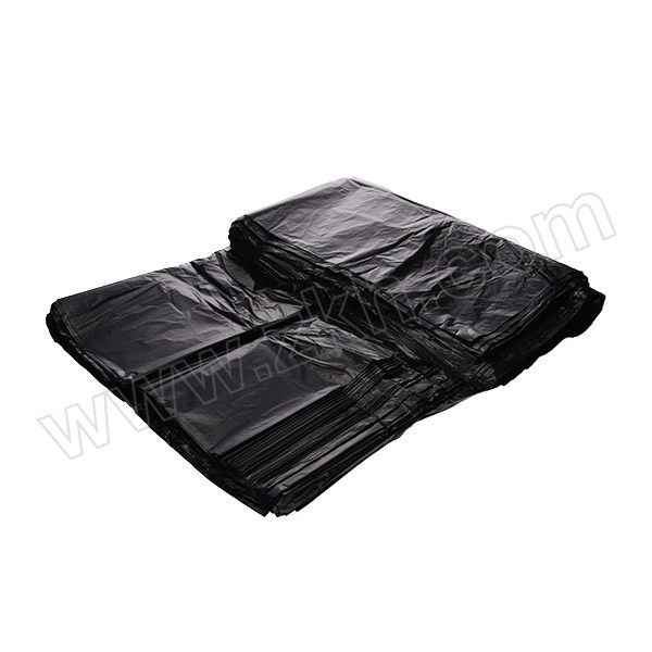 XLK/小箩筐 黑色平口垃圾袋(新料) LH110120-50只装 110×120cm 厚度2丝 50只 1包