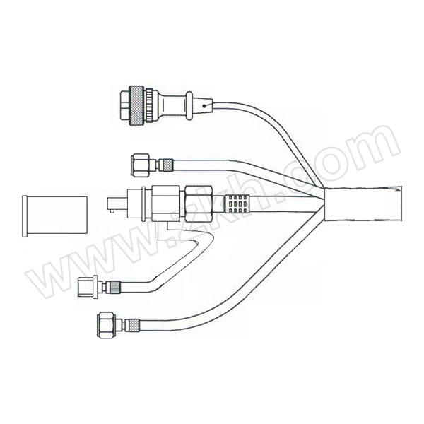 JINQIU/金球 插拔接头 （氩弧焊枪用） 适用YT-308TW 1个