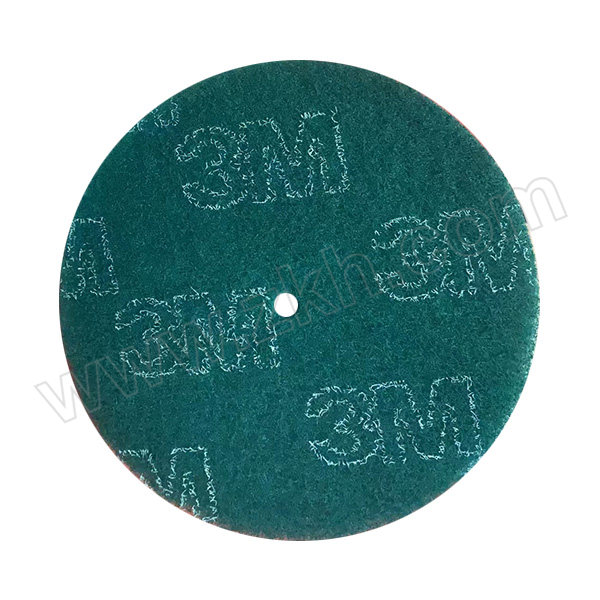 3M 圆盘工业百洁布 8698-180mm(中间带孔) 绿色 1片