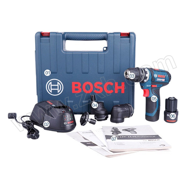 BOSCH/博世 12V充电式螺丝起子机 GSR 12V-15 FC 含有两电一充 12V/2Ah 塑盒 1把