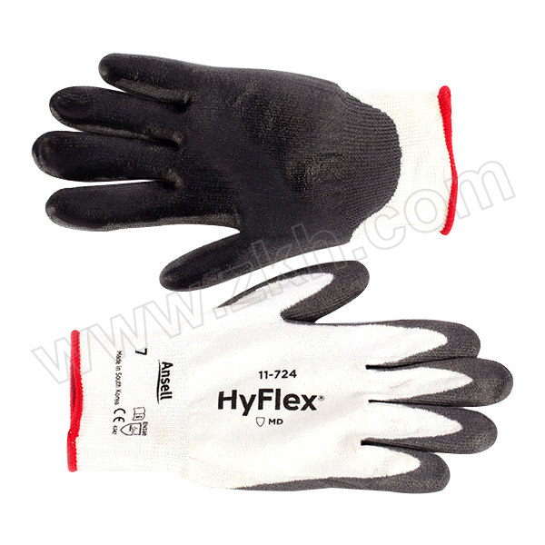 ANSELL/安思尔 HyFlex 防割手套 11-724-9 9号、12双/打、12打/箱 1双