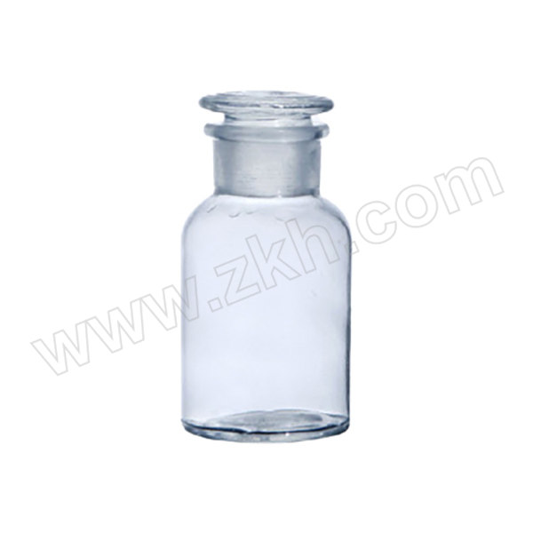 HUAOU/华鸥 透明玻璃大口试剂瓶 B-005803 125mL 1个
