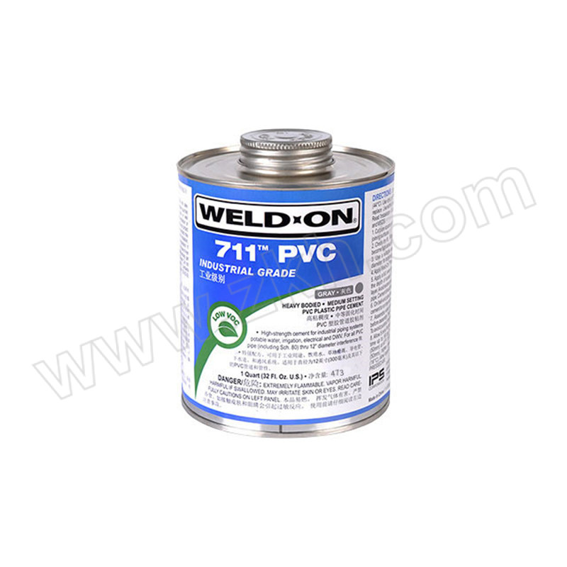 IPS/爱彼亚斯 PVC胶水（PVC进口管道胶粘剂） WELDON-711 灰色 473mL 1瓶