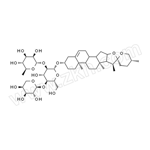 ALADDIN/阿拉丁 重楼皂甙A P115737-20mg CAS号50773-41-6 分析标准品,≥98% 1瓶