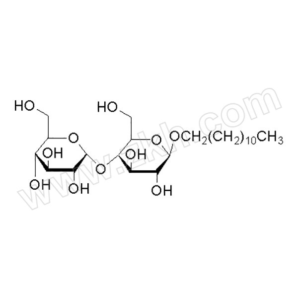 ALADDIN/阿拉丁 十二烷基-β-D-麦芽糖苷 D100662-5g CAS:69227-93-6 规格:98% 1瓶