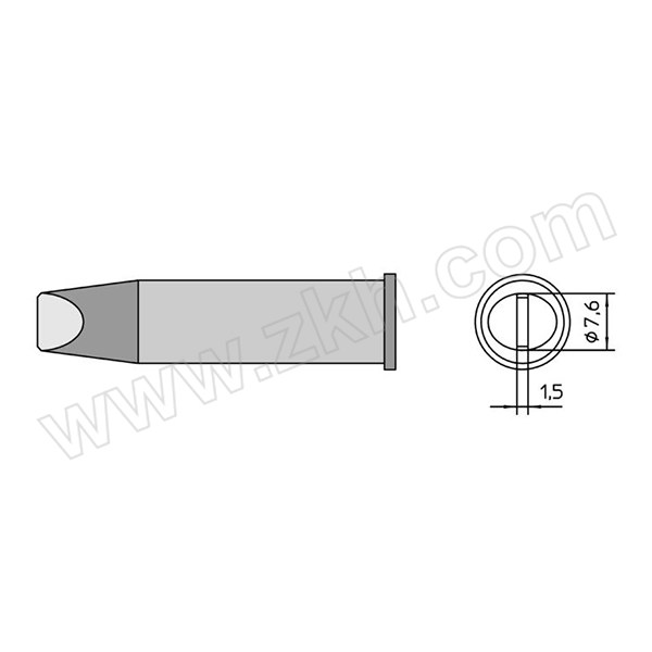 WELLER/威乐 XHT F 烙铁头 T0054480599 凿状 9.3X2.0mm 1个