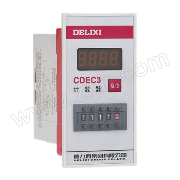 DELIXI/德力西 CDEC3系列计数器 CDEC3380 CDEC3   AC380V    1-999900 1个