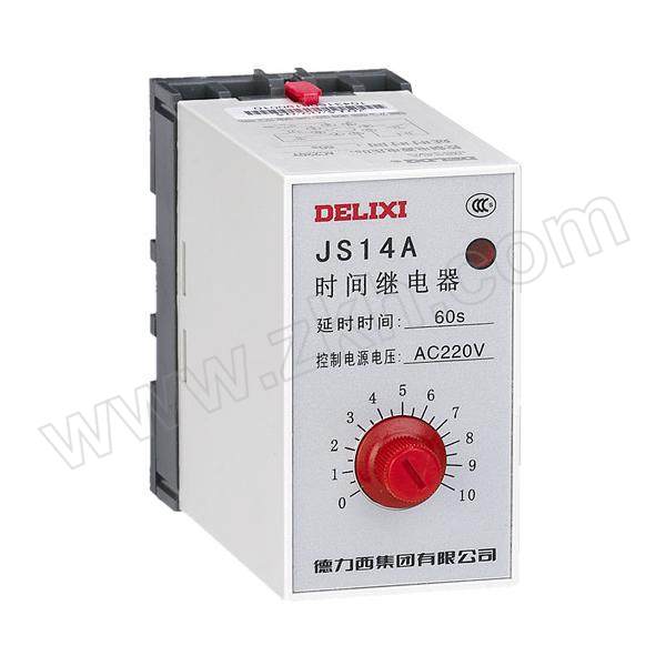 DELIXI/德力西 JS14A系列晶体管时间继电器 JS14A 100S AC380V 1个