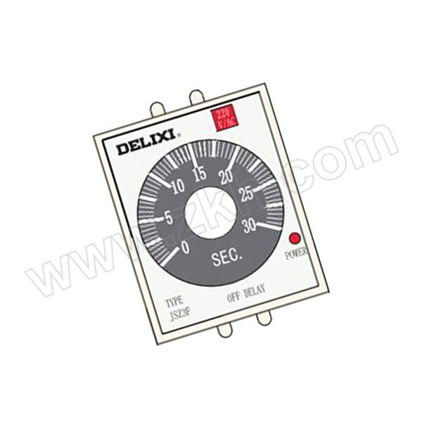 DELIXI/德力西 JSZ3系列时间继电器 JSZ3A-B 1S/10S/60S/6M   AC220V 1个