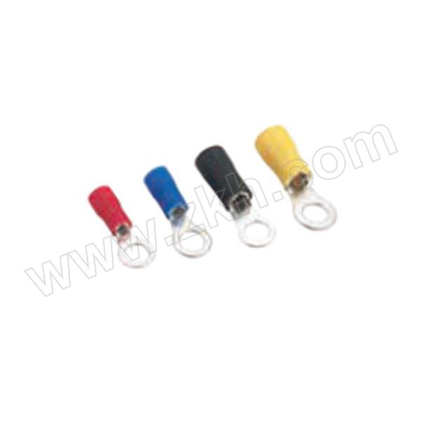DELIXI/德力西 RV系列圆形预绝缘端头 RV5.5-8圆形预绝缘端头 黄 厚0.8mm (250只) 1包