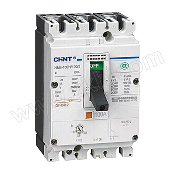 CHINT/正泰 NM8系列塑料外壳式断路器 NM8-630S/400/3 +AX+SM5 1个