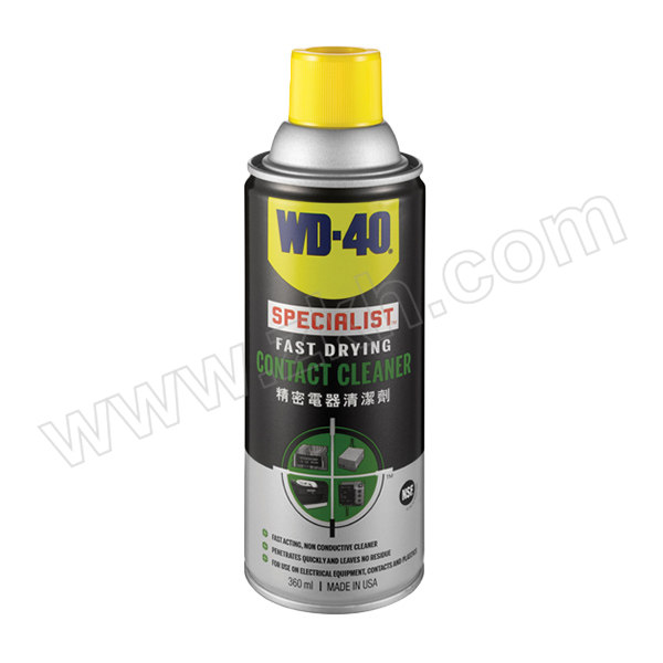 WD-40 专家级快干型精密电器清洁剂 852236 360ML 1罐