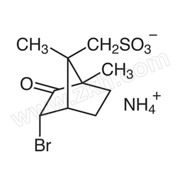 TCI/梯希爱 (+)-3-溴樟脑-8-磺酸铵盐 B1125-5G CAS:14575-84-9 纯度:98.0% 5g 1支