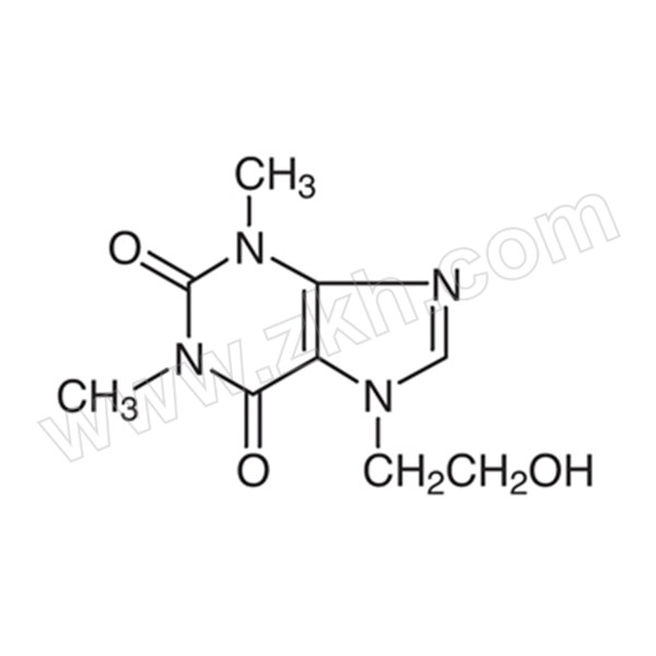 TCI/梯希爱 7-(2-羟基乙基)茶碱 H0402-25G CAS:519-37-9 纯度:98.0% 25g 1支