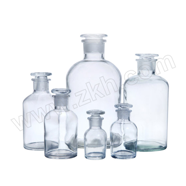 HUAOU/华鸥 透明玻璃小口试剂瓶 1401 60mL 1个