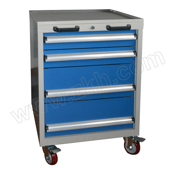 STORAGEMAID 四抽标准可移动工具车 HWS822 566×600×835mm 四抽屉 柜体灰色 抽屉蓝色 1套