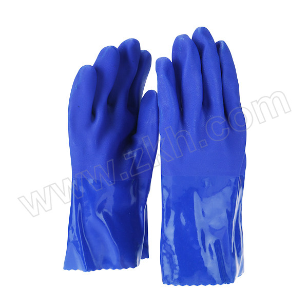BOERGE/博尔格 蓝色PVC耐油手套 501 XL 27cm 1双