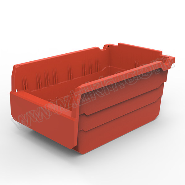 POWERKING/力王 货架物料盒 SF3215红色 300×200×150mm 红色 1个