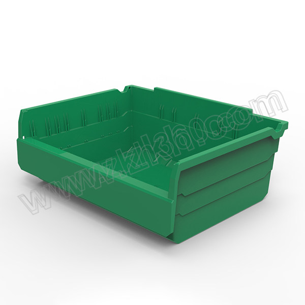 POWERKING/力王 货架物料盒 SF3415绿色 300×400×150mm 绿色 1个