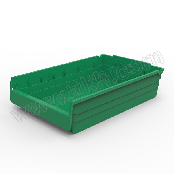 POWERKING/力王 货架物料盒 SF6415绿色 600×400×150mm 绿色 1个
