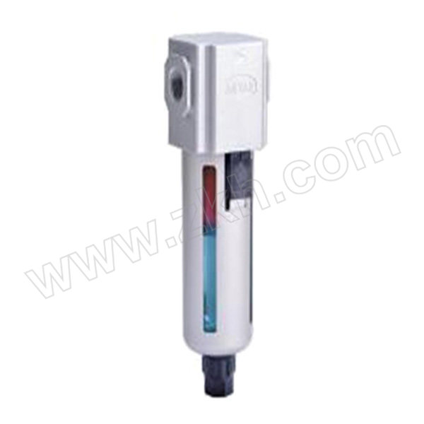AIRTAC/亚德客 GPF系列油雾分离器 GPF40015AJM 过滤精度0.3μm 接口Rc1/2 自动排水式 1个